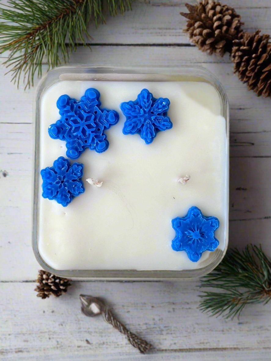 Winter Woods Cube Candle