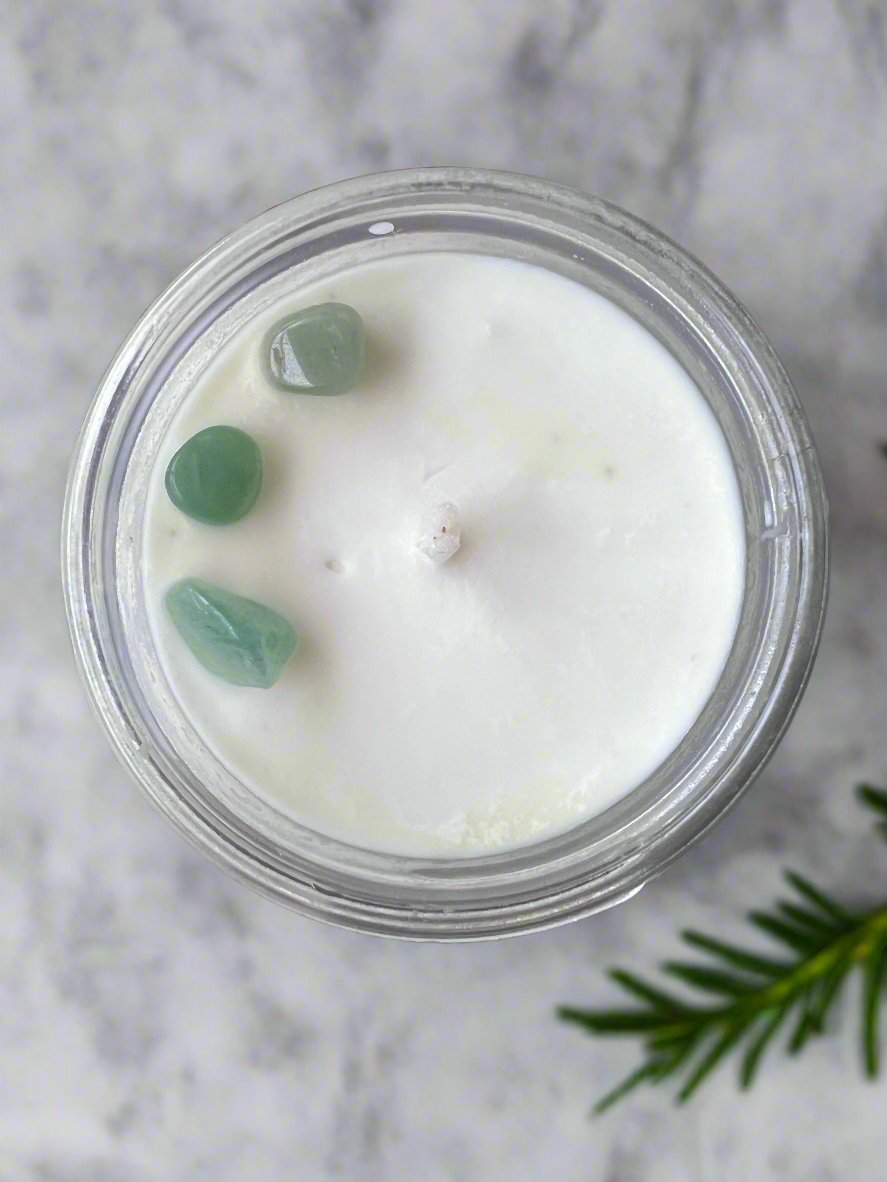 Rosemary Sage Mason Jar Candle