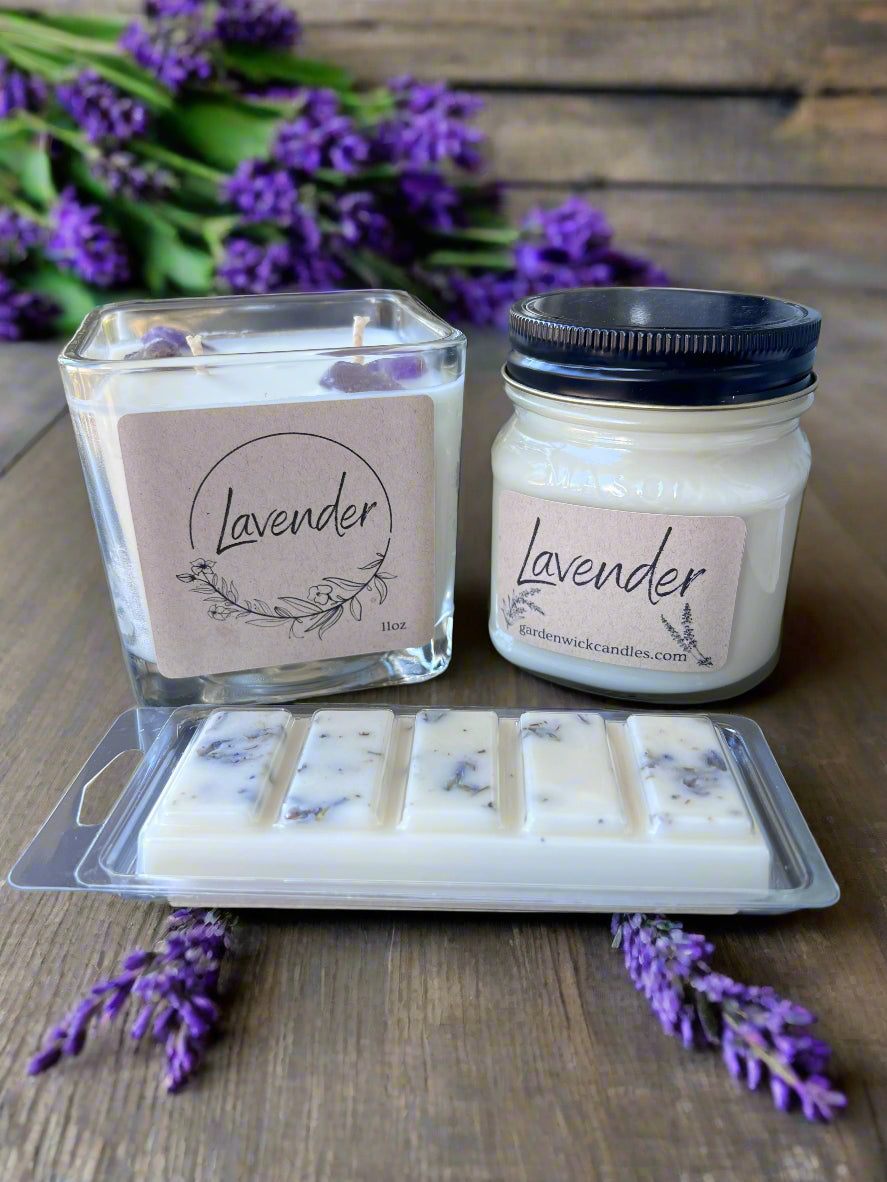 Lavender Cube Candle