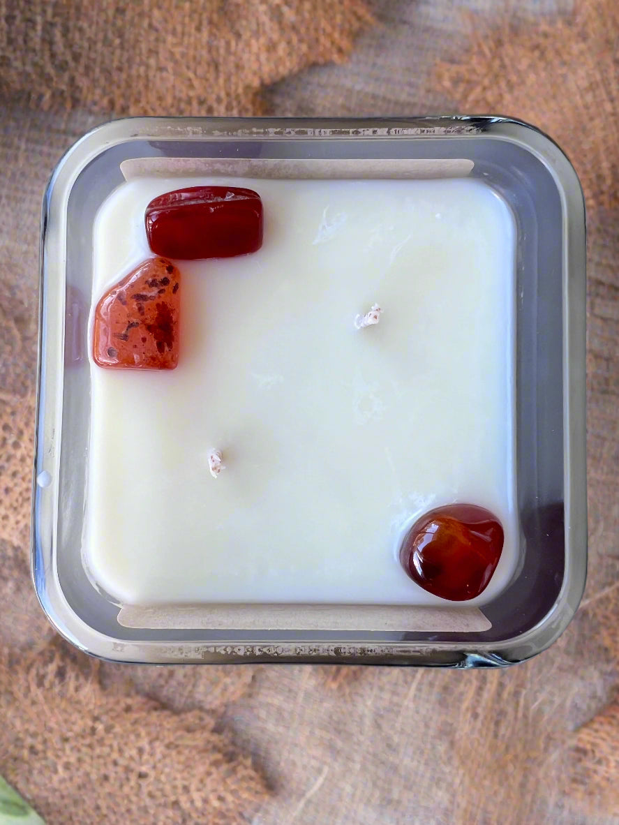 Cinnamon Vanilla Cube Candle