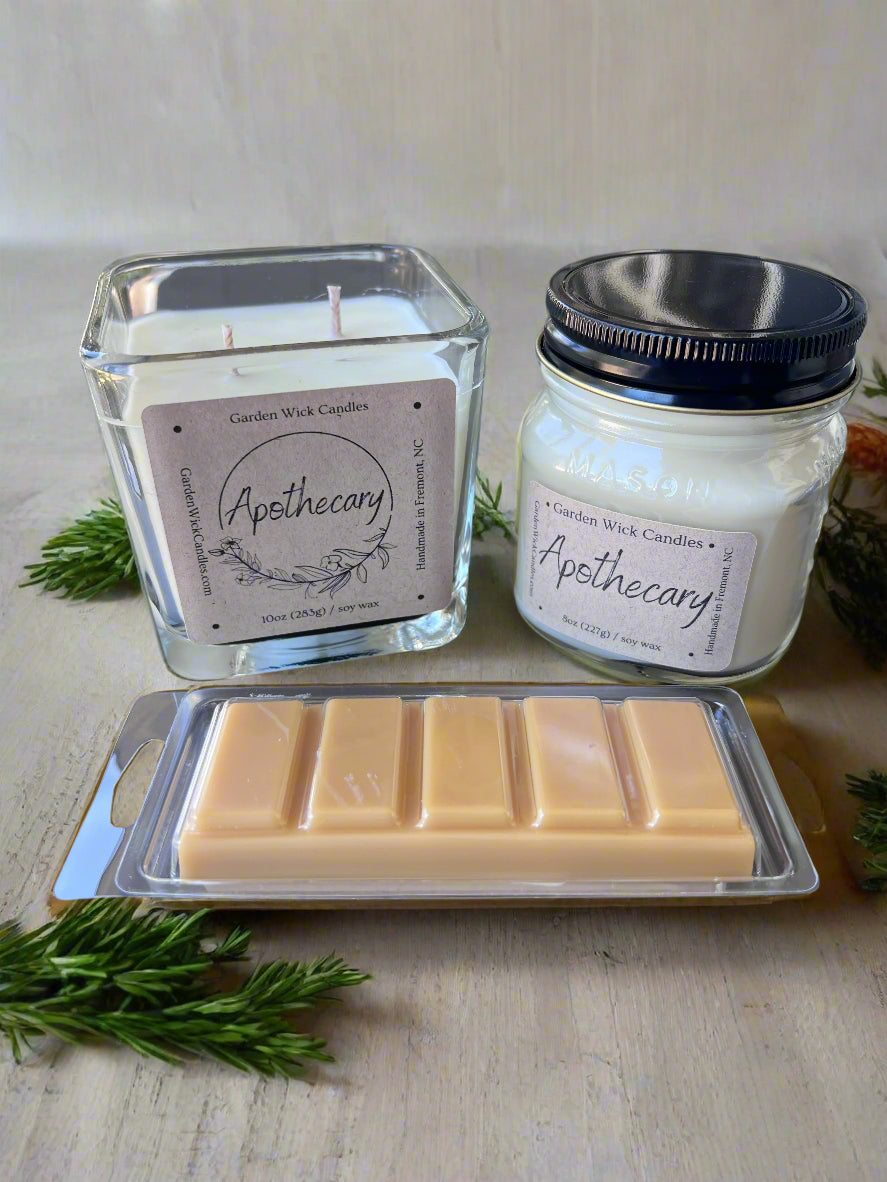 Apothecary Mason Jar Candle