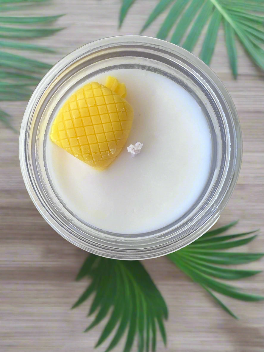 8oz Tropical Island Mason Jar