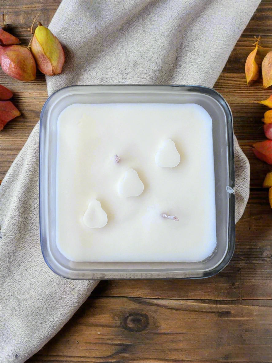 Brandied Pear Cube Candle