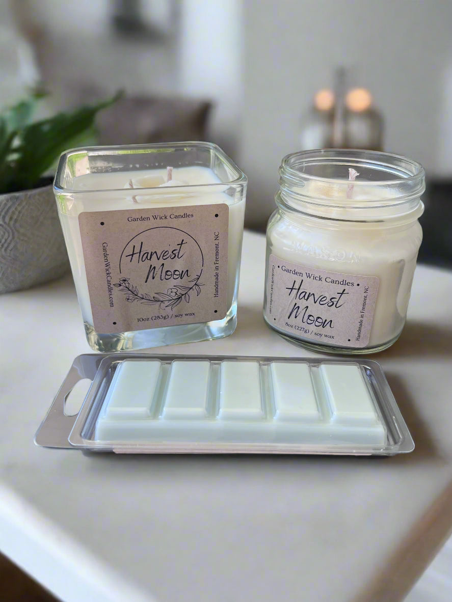 Harvest Moon Cube Candle