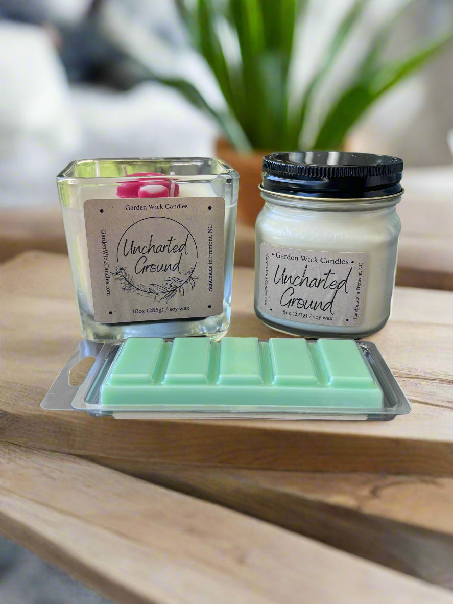 Uncharted Ground Cube Candle