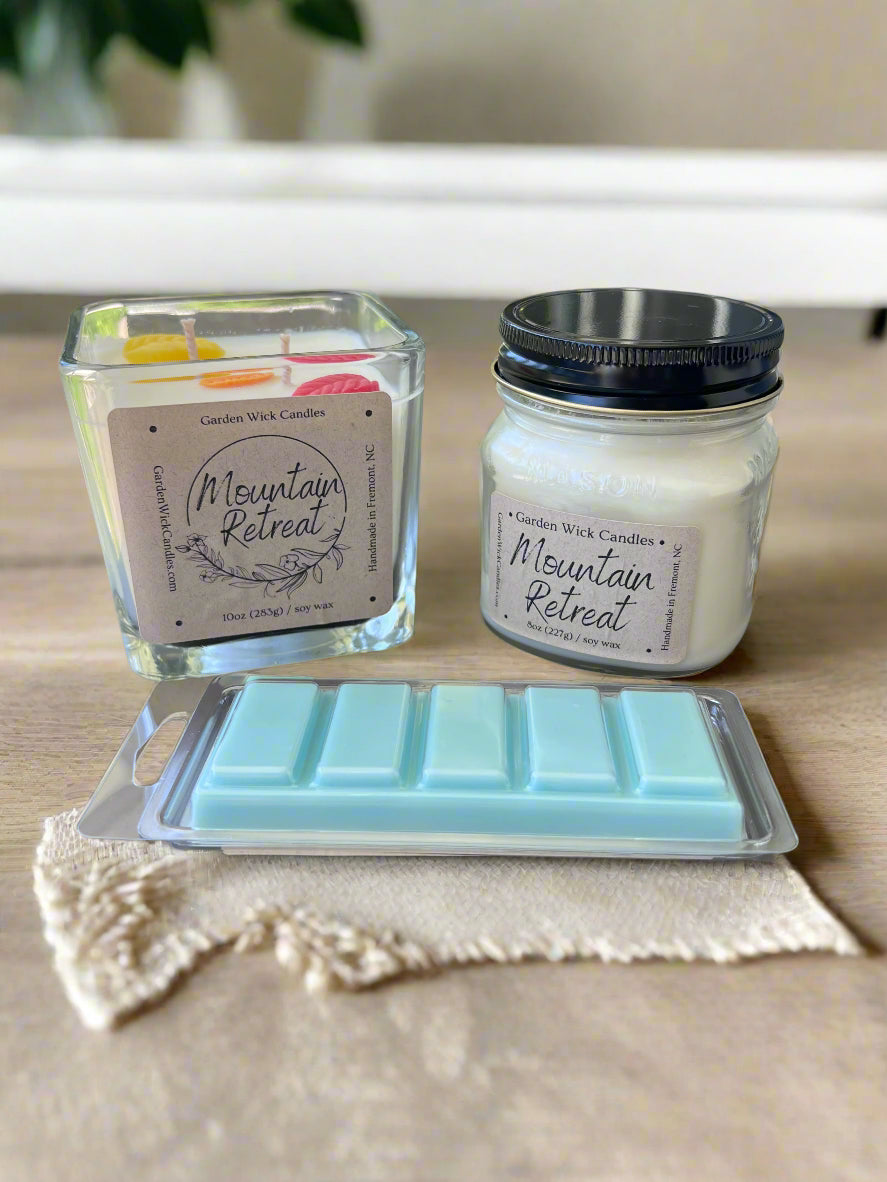 Mountain Retreat Cube Candle