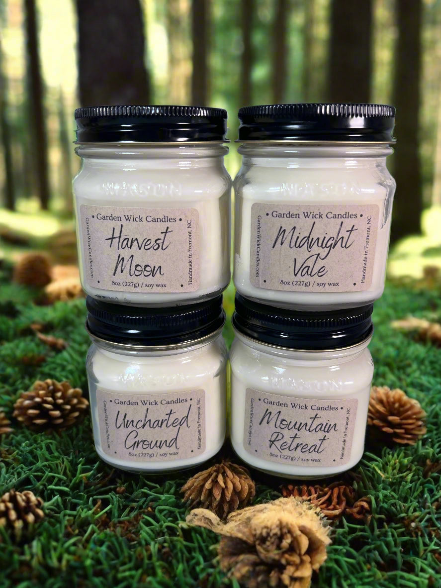 Harvest Moon Mason Jar Candle