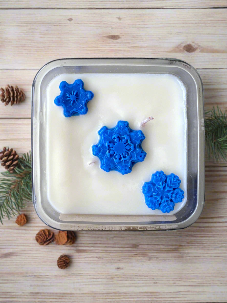 Winter Woods Cube Candle