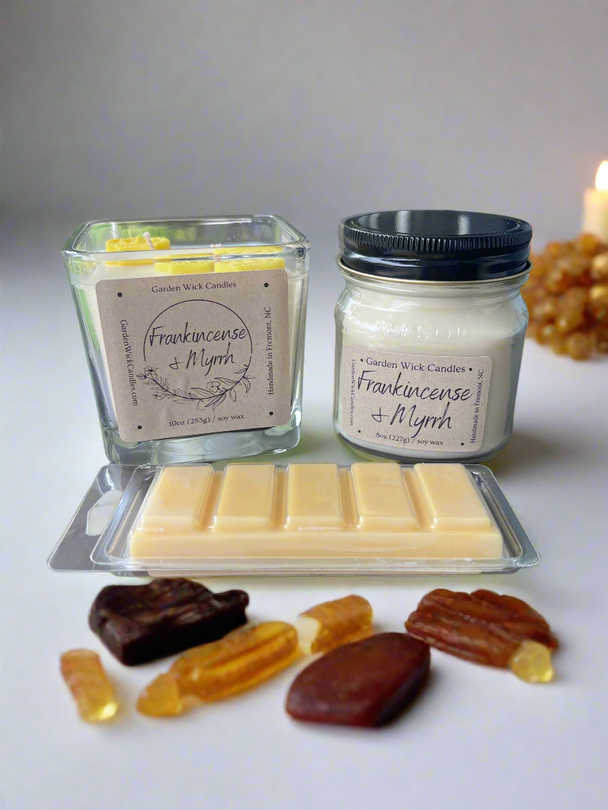 Frankincense & Myrrh Cube Candle