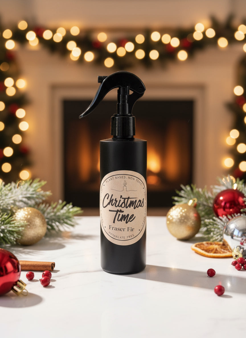 Christmas Time Room & Linen Spray- LIMITED Edition Holiday Scent