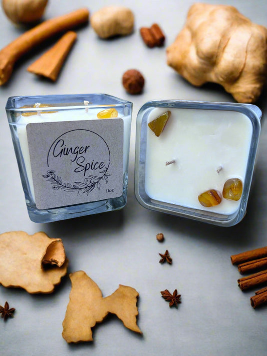 Ginger Spice Cube Candle