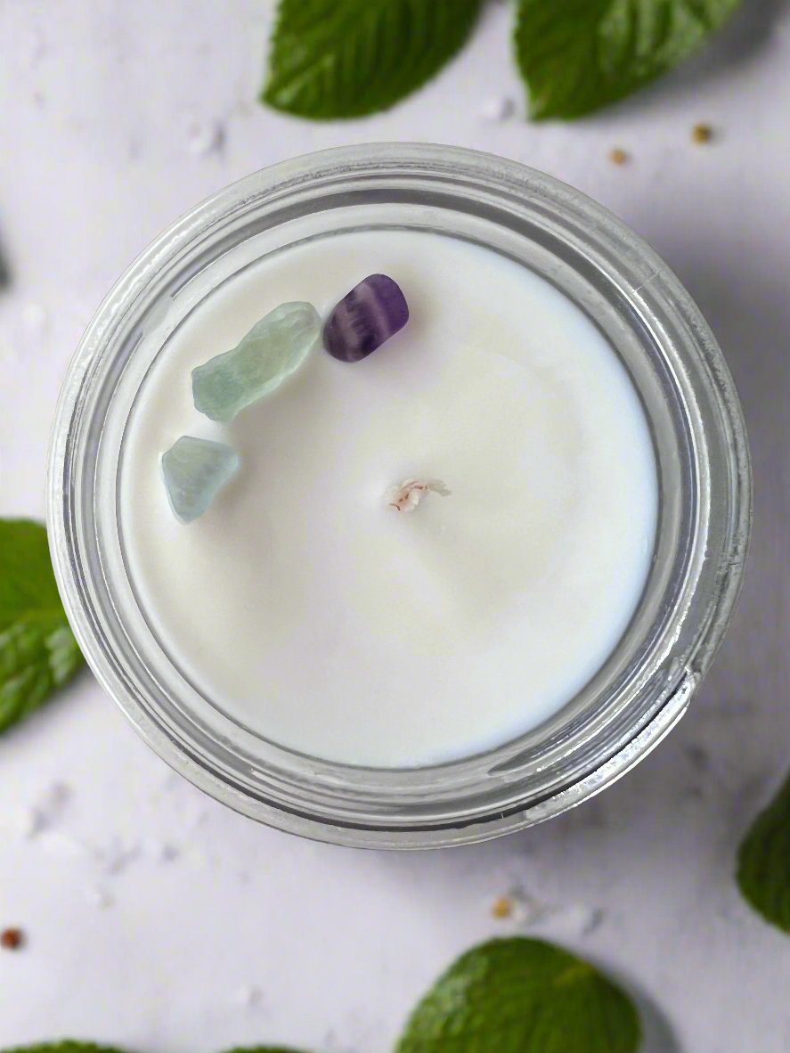 8oz Peppermint Eucalyptus Mason Jar