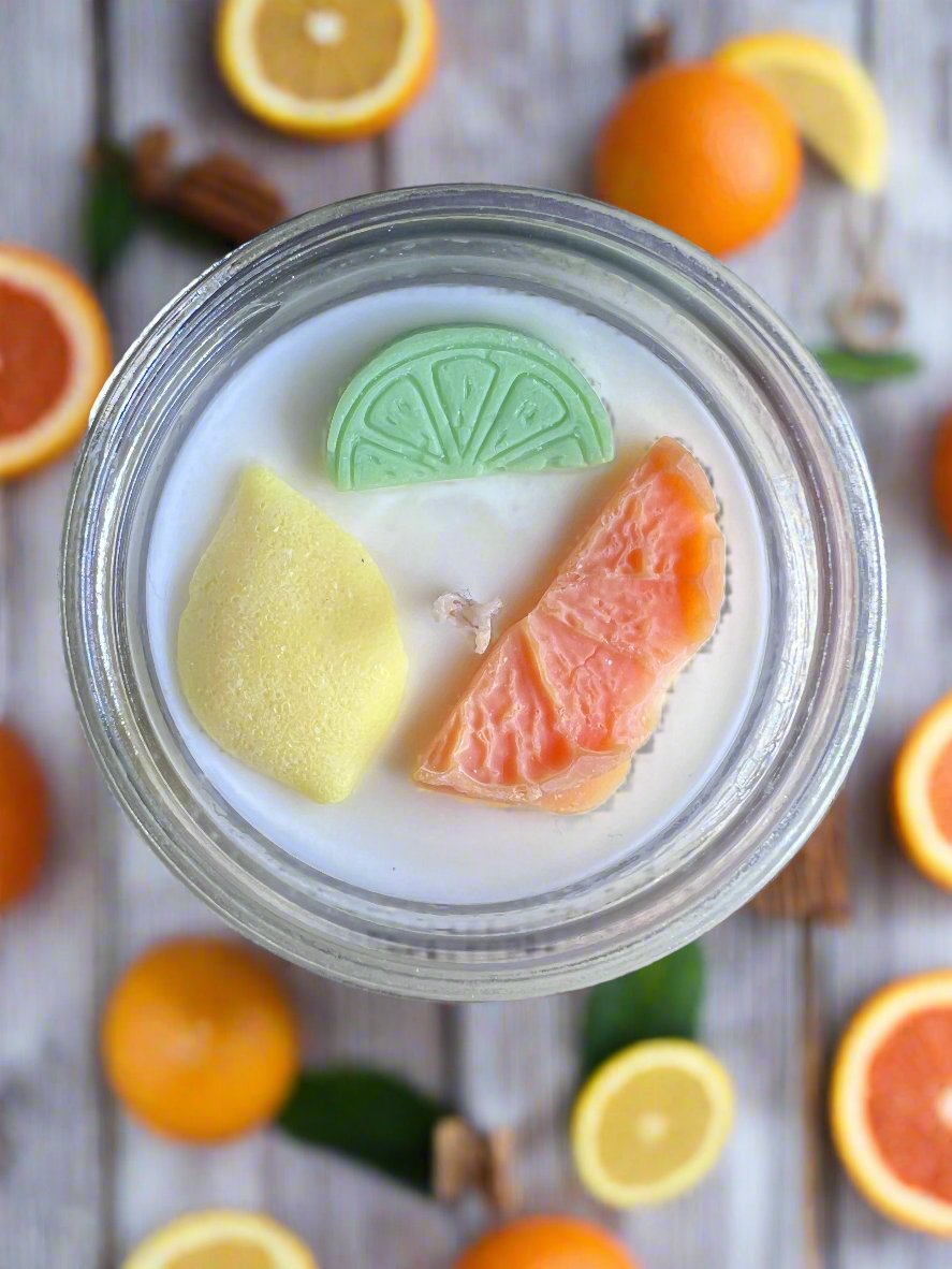 8oz Citrus Grove Mason Jar