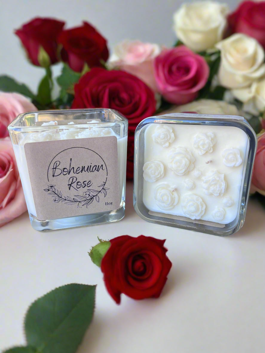 10oz Bohemian Rose Cube