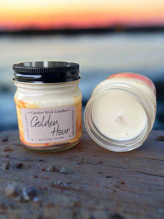 8oz Golden Hour Mason Jar